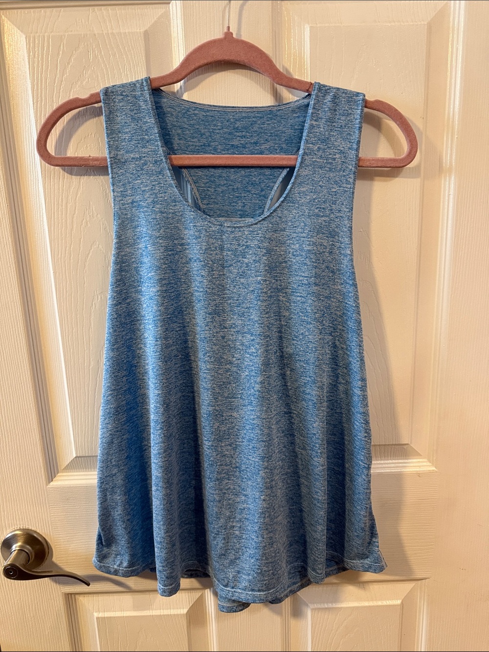 Women’s Blue Scoop Neck Tank Top